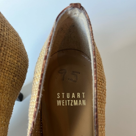 Stuart Weitzman Woven Kitten Heels - Picture 3 of 9